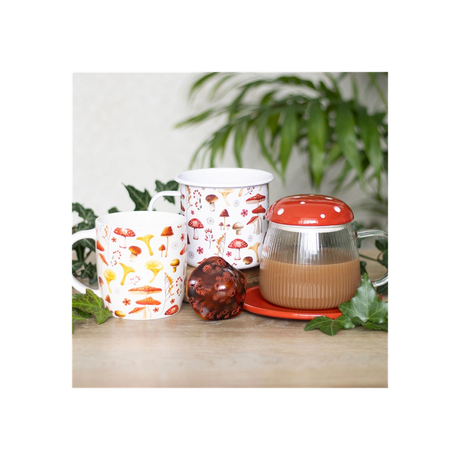 Enchanted Glass Mushroom Mug & Coaster Set - Mugs at Gift Moments