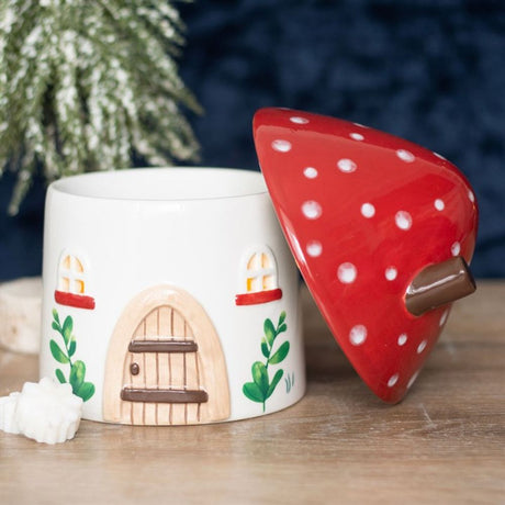 Mushroom House Oil Burner & Wax Warmer - Oil & Wax Burners at Gift Moments