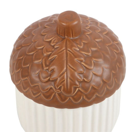 Autumn Acorn Ceramic Storage Jar - Storage at Gift Moments