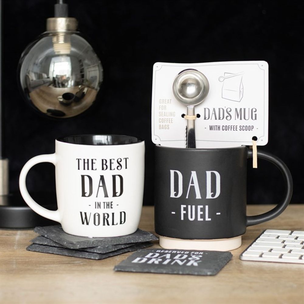 Dad Fuel Mug and Coffee Scoop Set: 6 - Mugs By Gift Moments