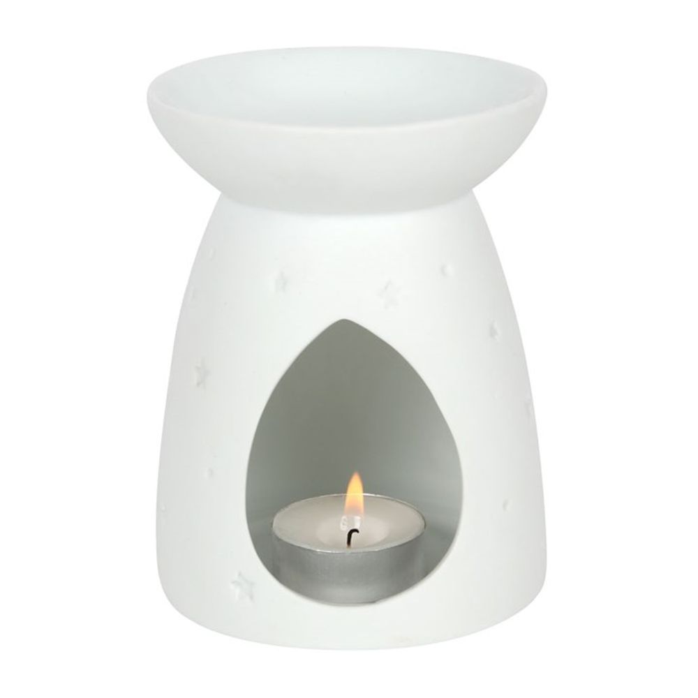 White Ceramic Angel Wings Oil Burner - Oil & Wax Burners at Gift Moments