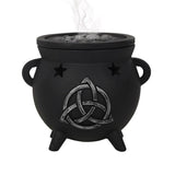 Triquetra Cauldron Incense Cone Holder - Incense Holders at Gift Moments