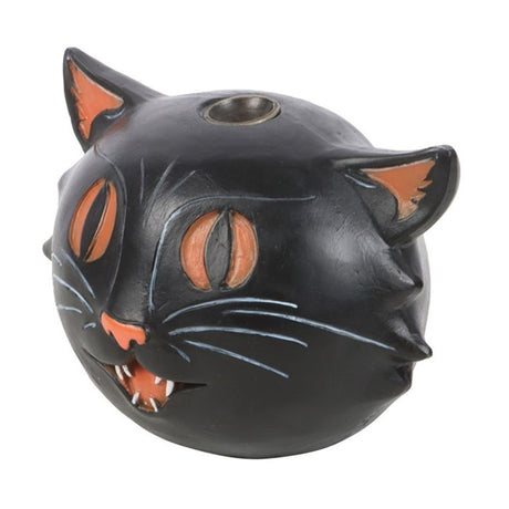 Black Cat Backflow Incense Burner - Incense Holders at Gift Moments