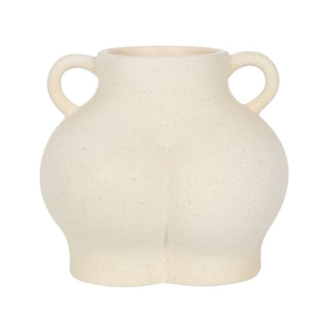 Cream Speckle Bum Plant Pot - Pots & Planters at Gift Moments