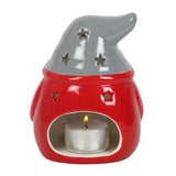 Red and Grey Gonk Tealight Holder - Candle Holders at Gift Moments