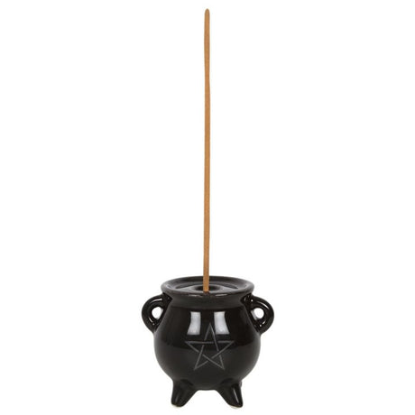 Pentagram Cauldron Ceramic Incense Holder - Incense Holders at Gift Moments