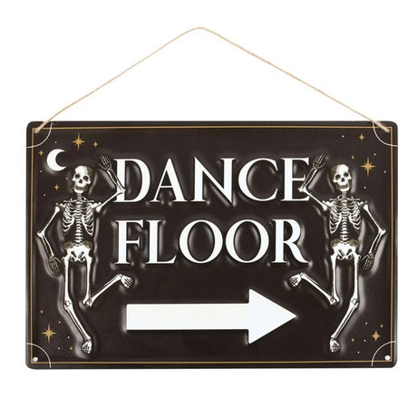 Dance Floor Hanging Metal Sign - at Gift Moments