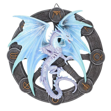 Yule Dragon Resin Wall Plaque by Anne Stokes - at Gift Moments