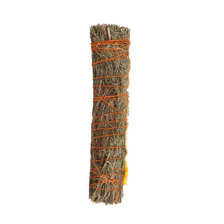 9in Ritual Wand Smudge Stick with Rosemary, Palo Santo and Quartz - at Gift Moments