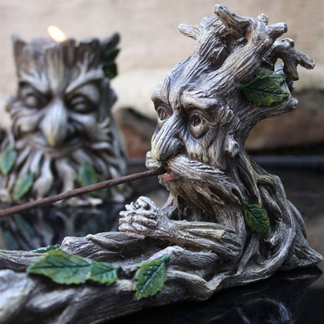 Green Man Incense Stick Holder - Incense Holders at Gift Moments