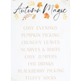 Autumn Magic Metal Hanging Sign - Signs & Plaques at Gift Moments