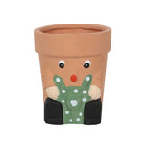 Green Pot Man Terracotta Plant Pot - Pots & Planters at Gift Moments