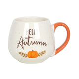 Hello Autumn Rounded Mug - Mugs at Gift Moments