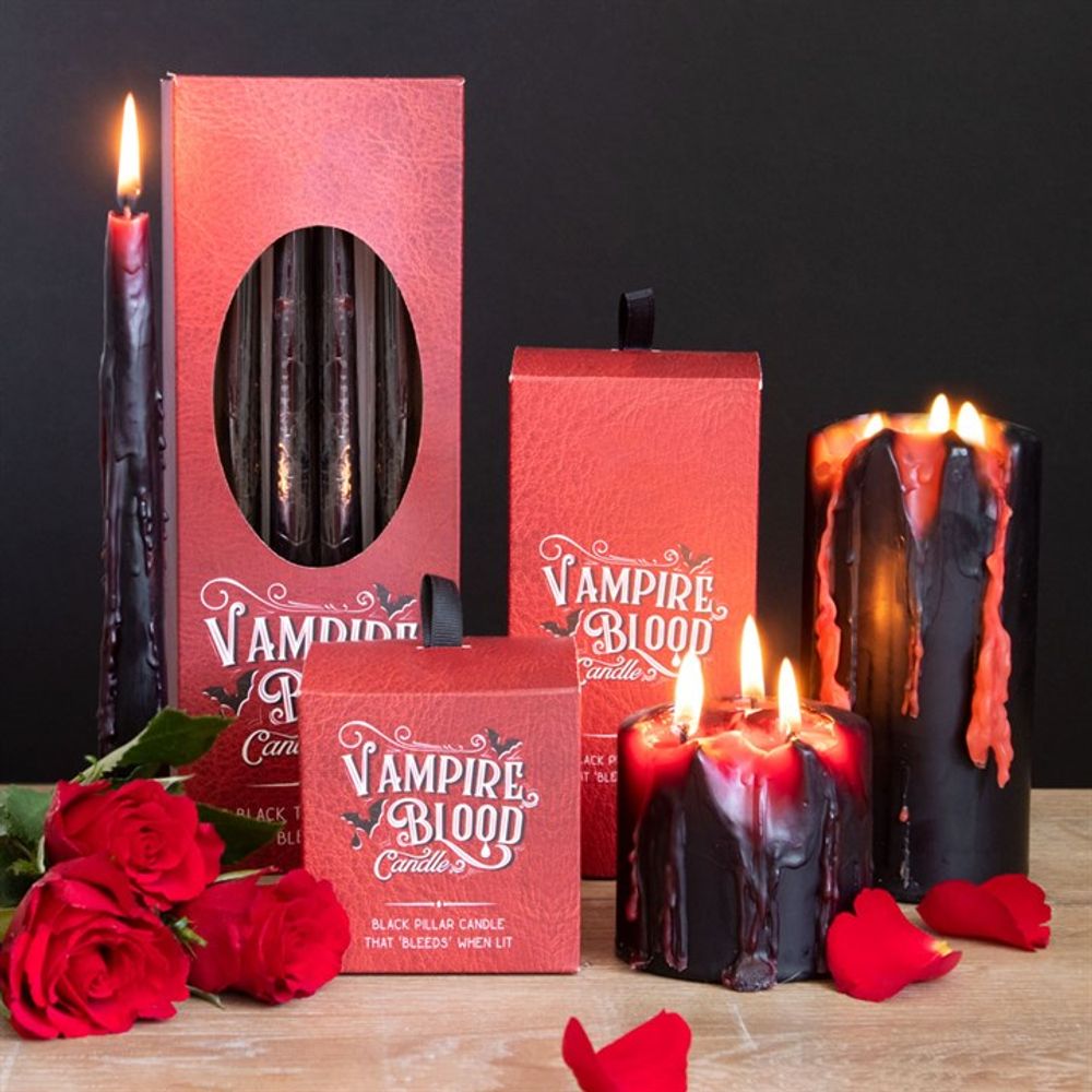 Vampire Blood Taper Candles - Set of 8 - Candles at Gift Moments