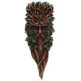 Green Man Wall Plaque 42x15cm