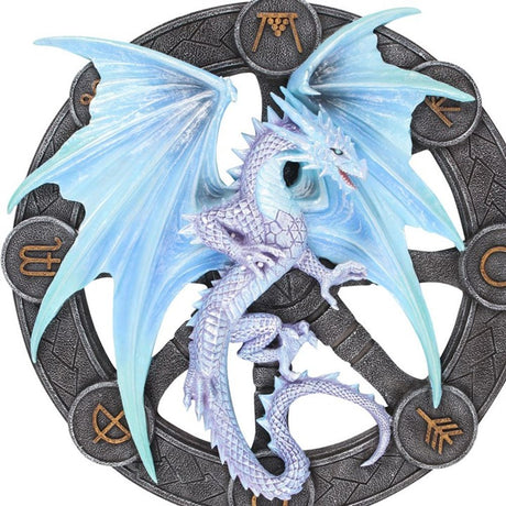 Yule Dragon Resin Wall Plaque by Anne Stokes - at Gift Moments