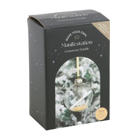 Citrine Manifestation Christmas Bauble Kit - at Gift Moments