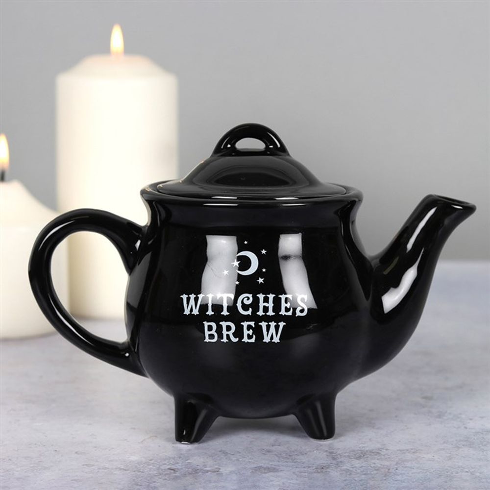 Witches Brew Black Ceramic Tea Pot - at Gift Moments