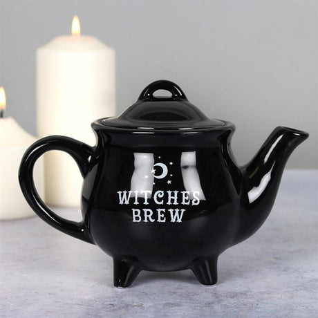 Witches Brew Black Ceramic Tea Pot - at Gift Moments