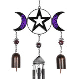 Triple Moon Windchime with Bells - Wind Chimes at Gift Moments