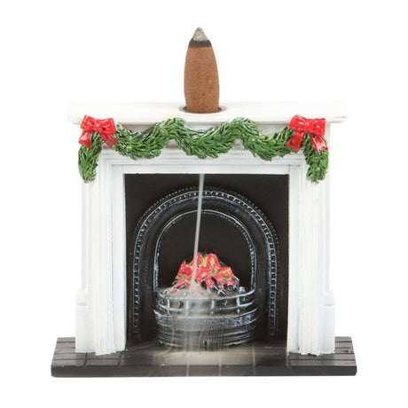 Christmas Fireplace Backflow Incense Burner - Incense Holders at Gift Moments