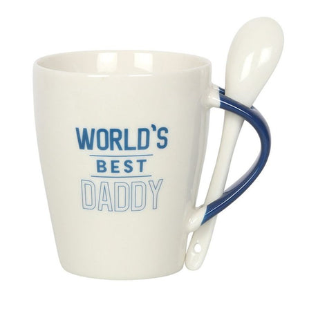 World’s Best Daddy Mug and Spoon Set: 2 - Mugs By Gift Moments