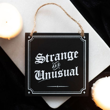 Strange and Unusual Hanging Sign - Signs & Plaques at Gift Moments