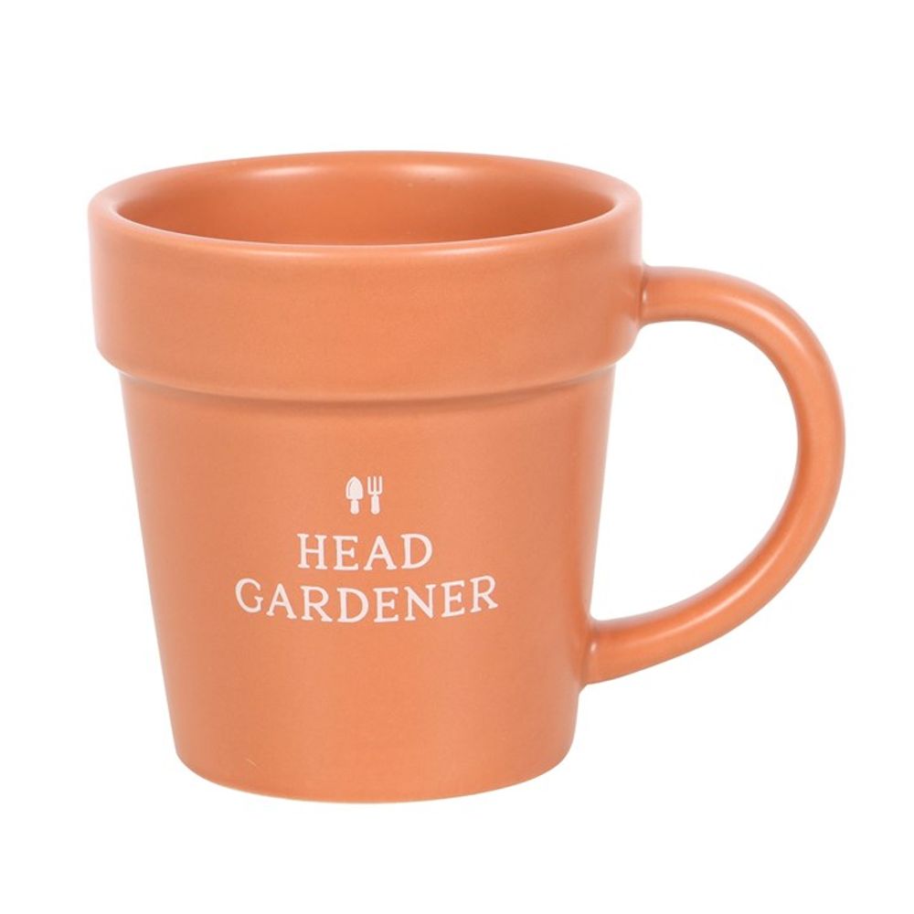 Head Gardener Ceramic Plant Pot Mug and Spoon - Mugs at Gift Moments