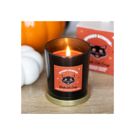 Black Cat Curse Cinnamon Orange Candle - Candles at Gift Moments