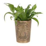 Moon Shadows Bronze Terracotta Plant Pot by Lisa Parker - Vases & Plant Pots at Gift Moments