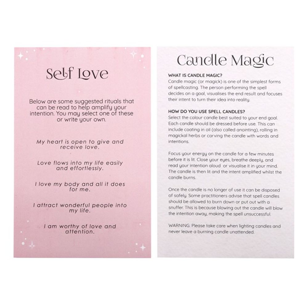 Pack of 12 Self Love Spell Candles - Candles at Gift Moments