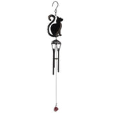 Black Cat Profile Windchime - Wind Chimes at Gift Moments