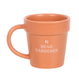 Head Gardener Ceramic Plant Pot Mug and Spoon - Mugs at Gift Moments