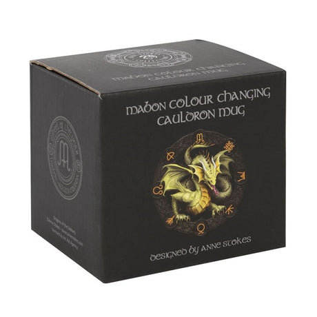 Mabon Colour Changing Cauldron Mug by Anne Stokes - Mugs at Gift Moments