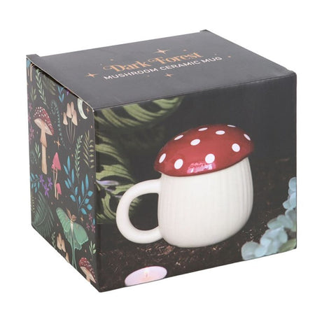 Cheerful Mushroom-Shaped Mug - 380ml - Mugs at Gift Moments