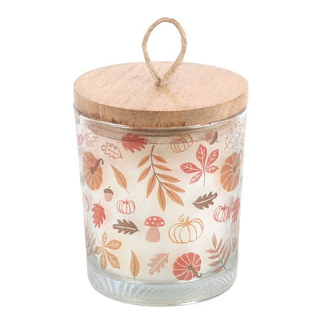 Autumn Leaves Warm Vanilla Candle - Candles at Gift Moments