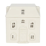 White Ceramic House Oil Burner