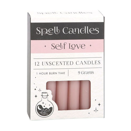 Pack of 12 Self Love Spell Candles - Candles at Gift Moments