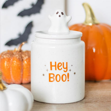 Hey Boo Ghost Storage Jar - Storage at Gift Moments