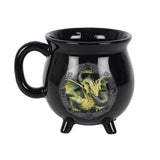 Mabon Colour Changing Cauldron Mug by Anne Stokes