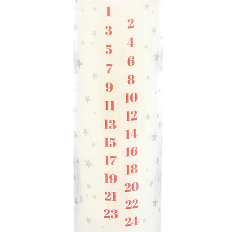 White Vanilla Advent Tube Candle - Candles at Gift Moments