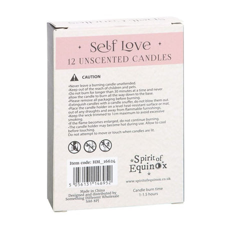 Pack of 12 Self Love Spell Candles - Candles at Gift Moments