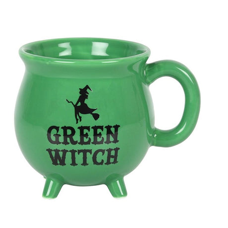 Green Witch Cauldron Mug - Mugs at Gift Moments