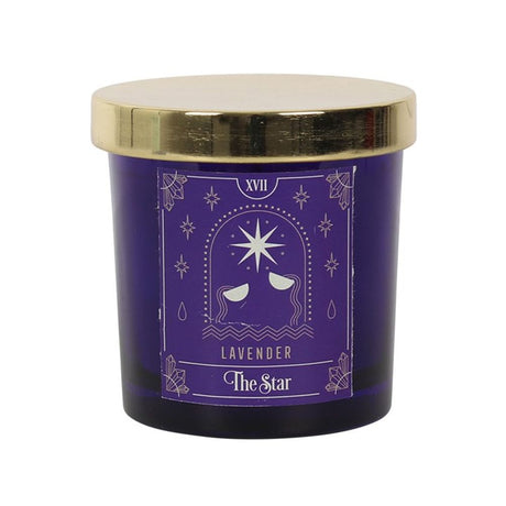 Star Lavender Tarot Candle - Candles at Gift Moments