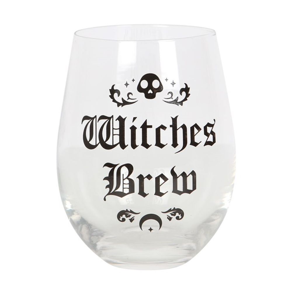 Witches Brew Stemless Wine Glass - Glassware at Gift Moments