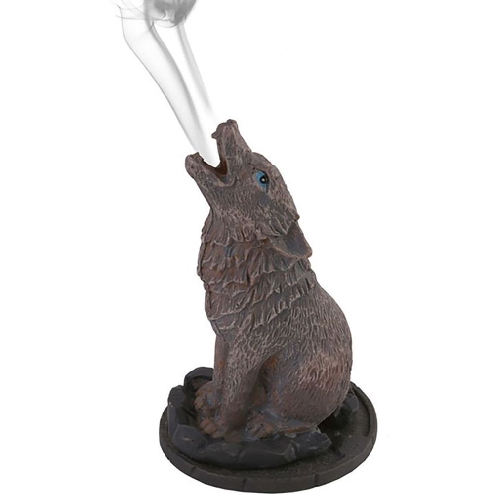 Wolf Incense Cone Holder by Lisa Parker - Incense Holders at Gift Moments