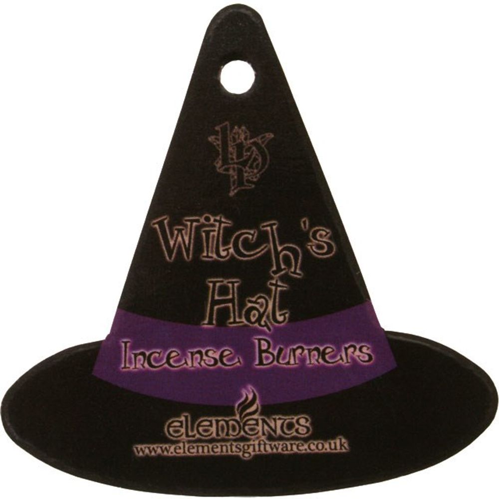 Witch Hat With Cat Incense Cone Holder - Incense Holders at Gift Moments