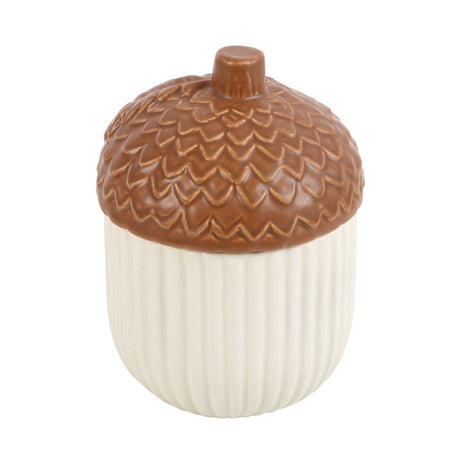 Autumn Acorn Ceramic Storage Jar - Storage at Gift Moments