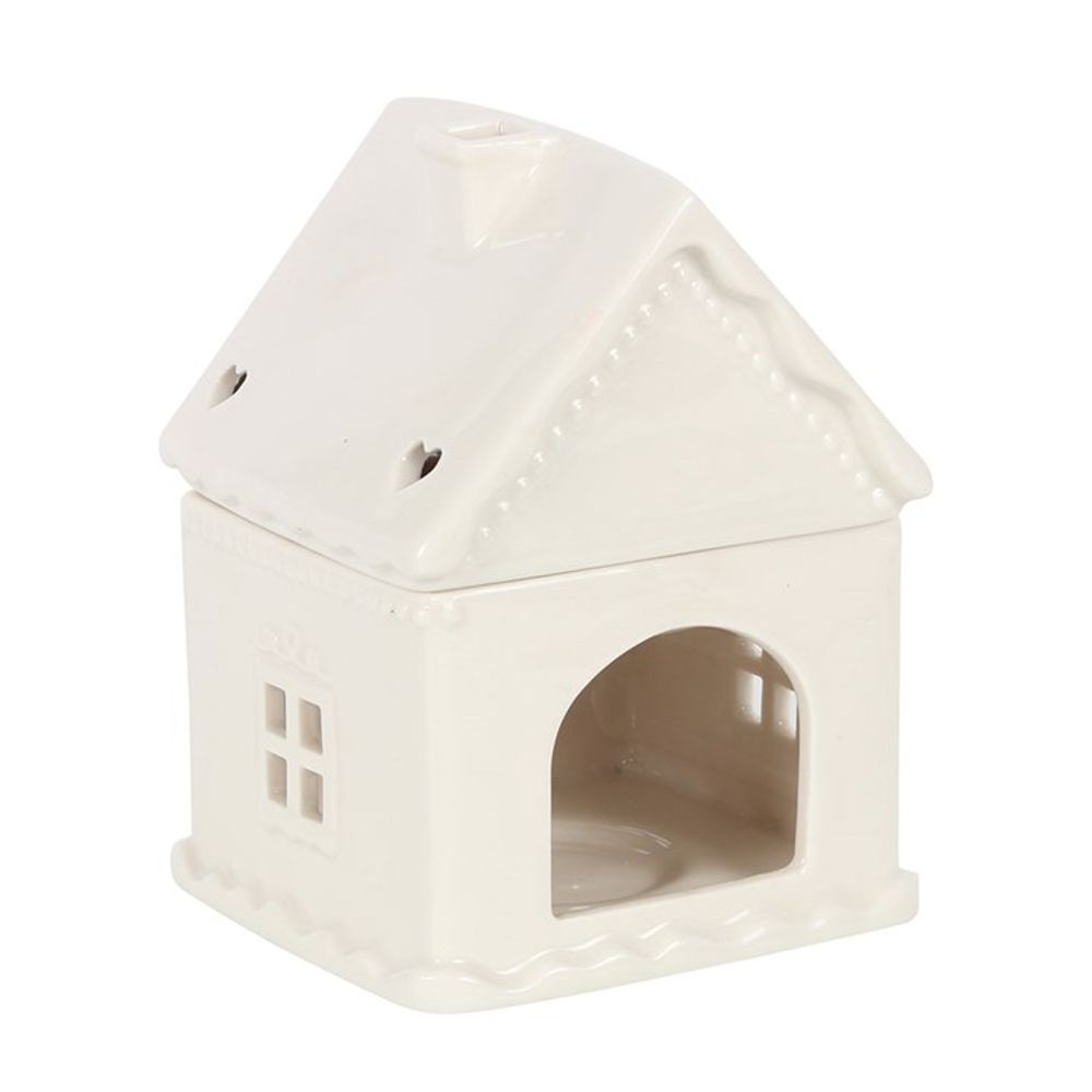 White Gingerbread House Oil Burner - Oil & Wax Burners at Gift Moments