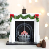 Christmas Fireplace Backflow Incense Burner - Incense Holders at Gift Moments